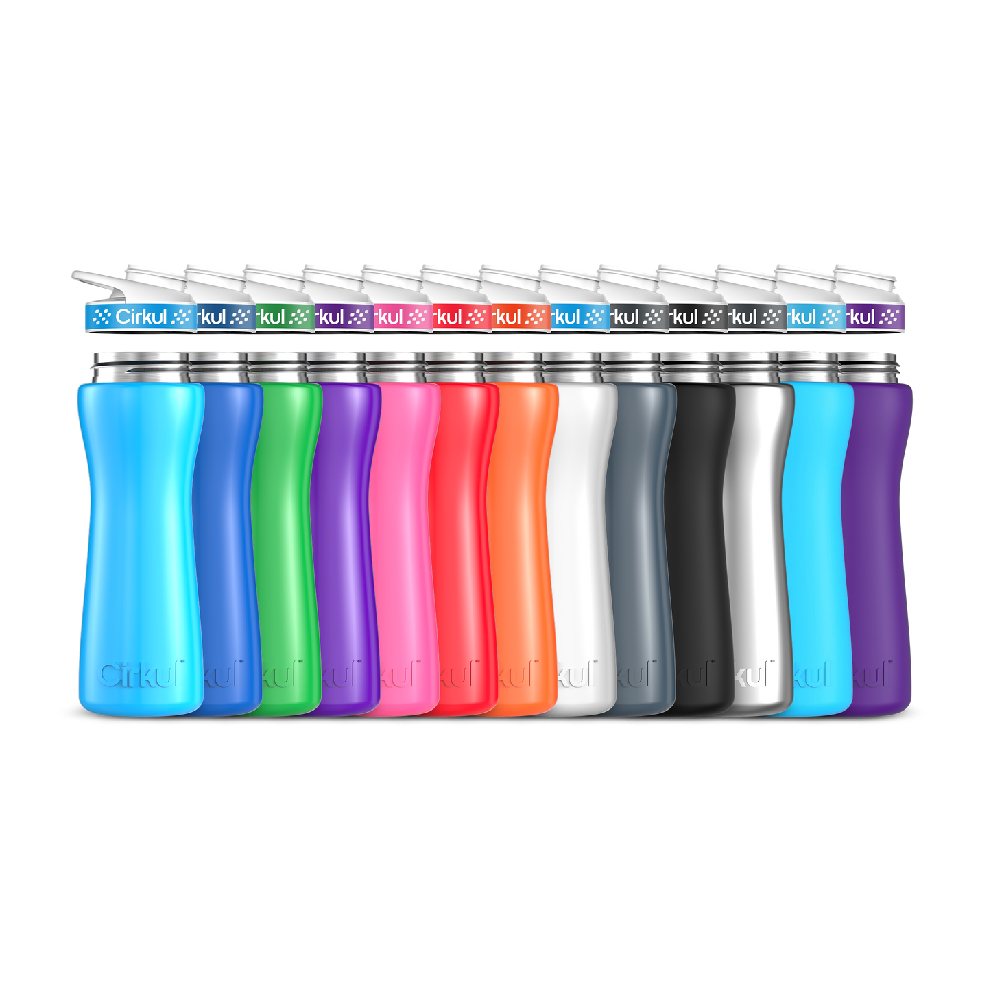 22oz. Stainless Steel Bottle & Comfort Grip Lid